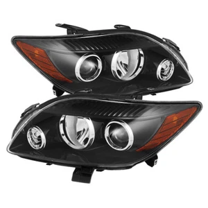 Scion 08-10 tC Black Housing Replacement Headlights Pair Set - Bild 1 von 2
