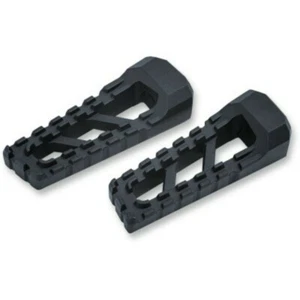 Kuryakyn 3599 Satin Black Riot Footrest Foot Pegs without Adapters - Picture 1 of 1