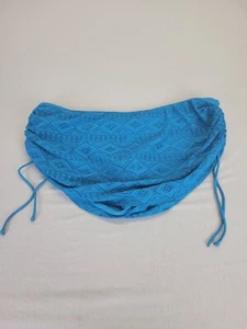 Aqua Couture Swim Bottom Blue Size XL With Lace Skirt Cover - Picture 1 of 10