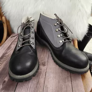 Timberland Black & Grey Lace-up Chukka Waterproof Boots Sz 14 - Picture 1 of 12
