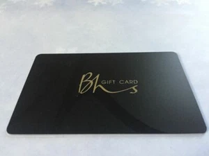 BHS ( UK ) Silver on Black ( 2010 ) Gift Card ( $0 ) - Picture 1 of 1
