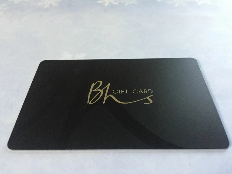 BHS ( UK ) Silver on Black ( 2010 ) Gift Card ( $0 ) - Image 1 of 1