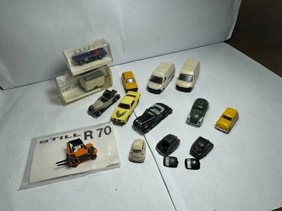 Praline Fleischmann I.M.U. H0 Mercedes Air France BWM 507 Still VW Golf Post - Photo 1/4
