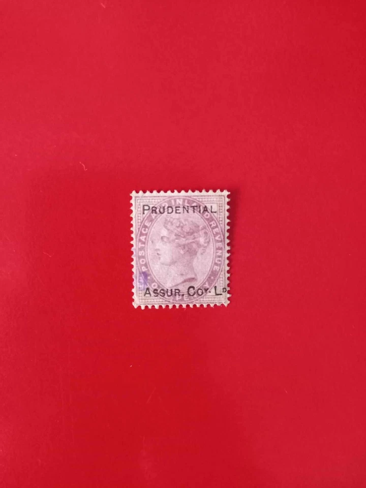 UK Great Britain 1892 Inland Revenue Prudential Assurance Company RARE Overprint - Image 1 of 1