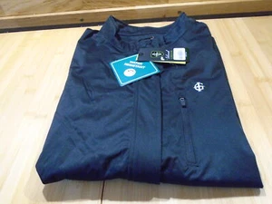 NEW LADIES FULL ZIP ISLAND GREEN WATER RESISTANT GILET~ SIZE~18~ 44" BUST~ BLACK - Picture 1 of 9