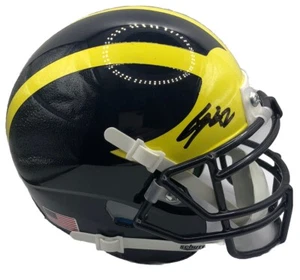 TJ GUY AUTOGRAPHED SIGNED MICHIGAN WOLVERINES MINI HELMET PSA/DNA - Picture 1 of 2