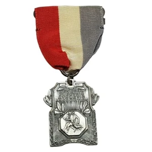 GE General Electric Athletic Association Medal 5 Mile Run 1936 Sterling Balfour - Picture 1 of 6