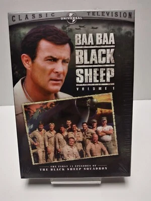 Baa Baa Black Sheep Vol 1 DVD Set New Sealed Classic TV Starring Robert Conrad  - Image 1 of 4
