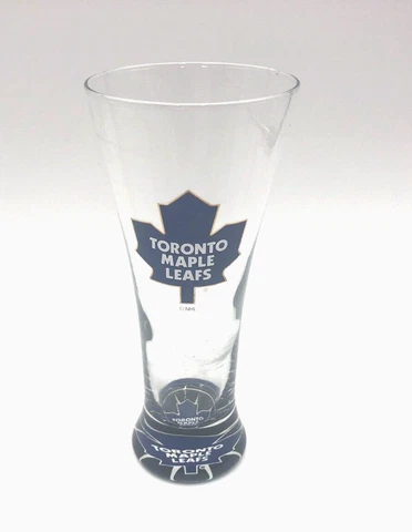 New NHL Toronto Maple Leafs w/Logo in the Bottom Beer Glass  12oz Cover