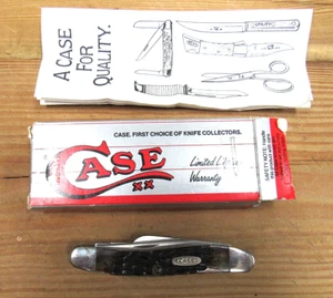 1988 Case XX 6318 SS 3-Blade BROWN Handles Pocketknife GOOD CONDITION - Picture 1 of 11