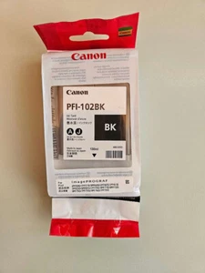 Canon Druckerpatrone/Plotterpatrone PFI-102BK (schwarz) orginalverpackt 130ml - Bild 1 von 1
