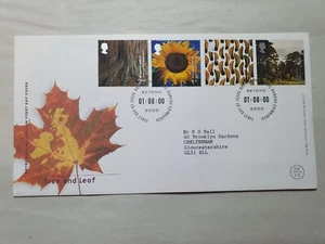 GB - 2000 - TREE AND LEAF - FIRST DAY COVER - FREE POSTAGE R-31 - Picture 1 of 1