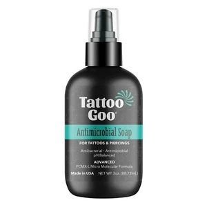Piercing Goo sapone pulizia profonda tatuaggio aftercare schiuma 3 oz nuovo flaconi Formula 1 - Foto 1 di 2