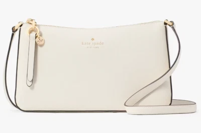 Bolso Bandolera Kate Spade Ginnie Cartera Merengue KK311 Marfil Blanco Borla Nuevo con Etiquetas $299 Foto 1 de 4