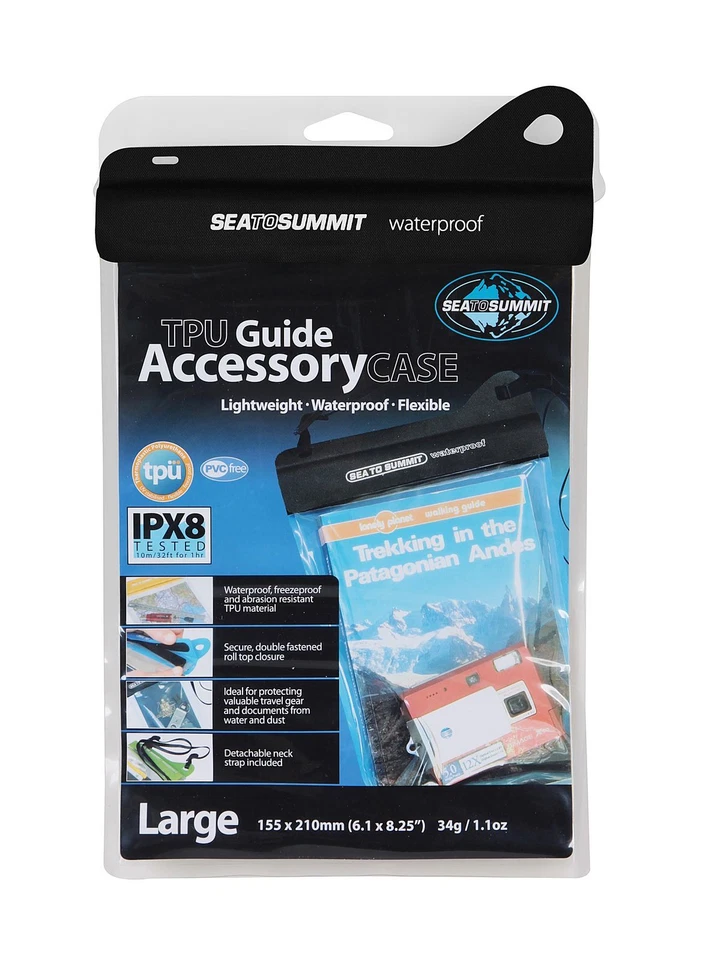 Sea to Summit TPU Guide Accessory Case L Utensilientasche Black transparent Neu