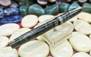 PARKER DUOFOLD MARBLE GREEN GT VINTAGE