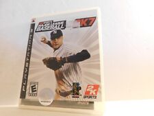 Major League Baseball 2K7 (Sony PlayStation 3, 2007) *COMPLETE*