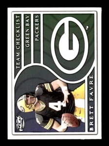1999 Pacific Team Checklist #12 Brett Favre - Foto 1 di 2