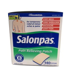 Parche para aliviar el dolor Salonpas (paquete de 2-140 unidades) - Imagen 1 de 5