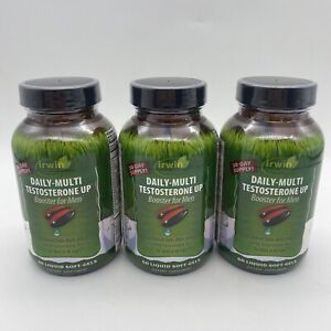Irwin Naturals Daily-Multi Testosterone UP - Booster For Men 3 x 60ct soft gels