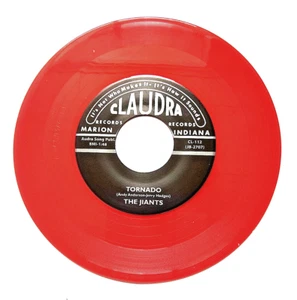 The Jiants - Tornado - very rare CHERRY-RED VINYL 45 - Foto 1 di 4