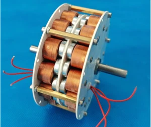 Double-layer High-power Disk Type Iron Core Generator for Ultra-low Speed - Picture 1 of 7