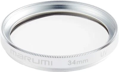 Official MARUMI UV cut filter 34mm (white) For UV absorption ◇ - Image 1 of 2