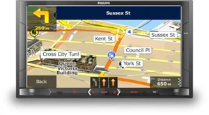 Philips CE600N 2-DIN Autoradio mit Navigation Bluetooth Multimedia Player - Bild 1 von 5