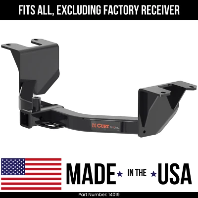 适用于 2019 - 2024 GMC Sierra 1500 Trailer Hitch Exc 工厂接收器 Curt 14019 Tow — 第 1/4 张图片