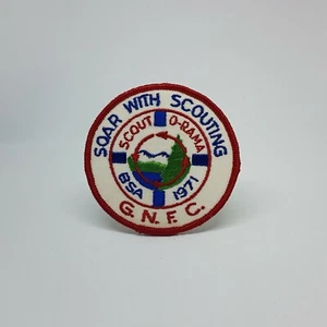 Soar With Scouting Scout O Rama 1971 Patch Applique Crest 3 Inch Diameter - Picture 1 of 1