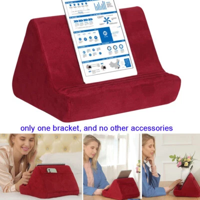 Multi-Angle Pillow Type Holder Soft Pad For Phone Tablet Books Support Stand Bed - Image 1 of 4