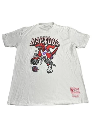 Toronto Raptors Basketball Team Tshirt Mens XL (Fits L) Mitchell & Ness Sports - Image 1 of 4