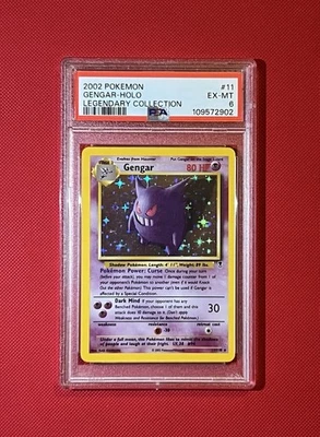 2002 Pokemon Gengar Holo Legendary Collection 11/110 PSA 6 EX-MT - Image 1 of 4