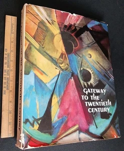 GATEWAY to the 20th CENTURY~ HB/DJ Book~Art Plates~Architecture~History - Picture 1 of 24