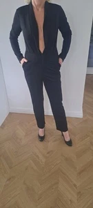Eleganter Sexy Overall/Jumpsuite  Gr 34-36  NEU  Stretchig Schwarz - Bild 1 von 8