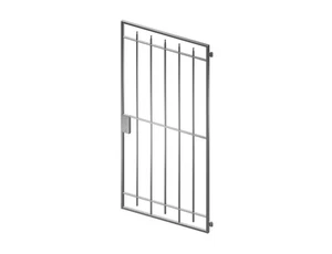 Gartentor Ergo Metalltor Eingangstor Pforte Rechteck verzinkt Tor 960x1990 - Bild 1 von 2