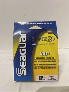 SEAGUAR INVIZX 100% Fluorocarbon Line 8 lb / 200 yd - Picture 1 of 5