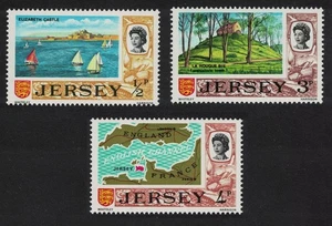 Jersey Sailing Archaeology Decimal issue 3v 1969 MNH SG#42=49 - Picture 1 of 1