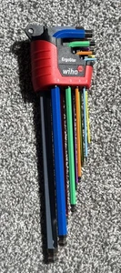 Wiha 41483 ErgoStar 9 Piece Multi Colour Ball End Hexagon Allen Key Set 1.5-10mm - Picture 1 of 1