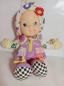 Zip-ity Do Dolly Anziehen lernen weiche Plüschpuppe, 14 Zoll Goldberger Vintage - Bild 1 von 9