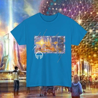 Camiseta Disney World Epcot Center Horizons Legacy personalizada unisex hombres mujeres Foto 1 de 4