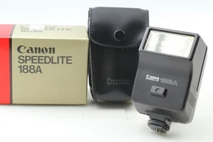 [ Unused in Box ] Canon Speedlite 188A Shoe Mount Flash AE-1 A-1 From JAPAN - Picture 1 of 9