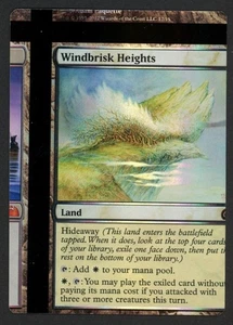 ***FOIL Windbrisk Heights NFC Miscut (Vertical Bend)** MTG From the Vault Lands - Bild 1 von 2