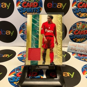 2001 Futera Platinum Michael Owen 127/250 Miscut Jersey Damaged Sides & Edges - Picture 1 of 2