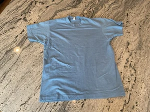 Vintage Screen Stars Single Stitch Baby Blue T-Shirt Blanko L - Bild 1 von 7