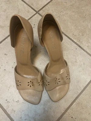 Tacones de aguja Cathy Jeans para mujer talla 8,5 camel Foto 1 de 4