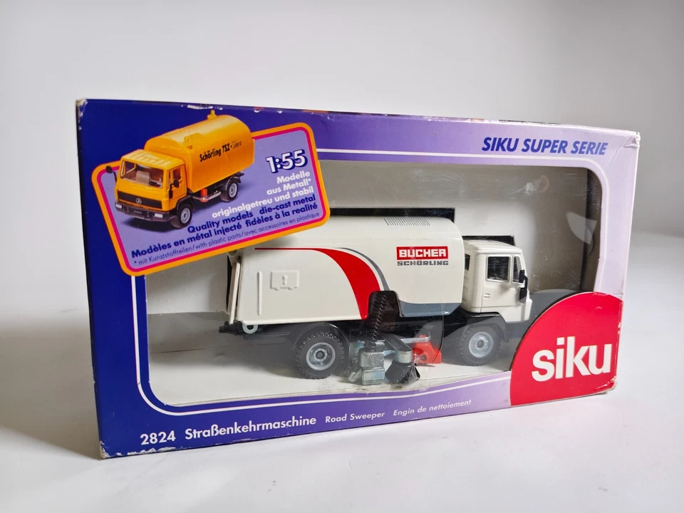 siku / 2824 / super serie / Kehrfahrzeug / 1:55 Straßenkehrmaschine Road Sweeper - Bild 1 von 4
