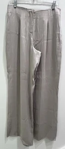 Neu mit Etikett Zara taupe Satinhose Hose Größe M 45,90 $ - Bild 1 von 5