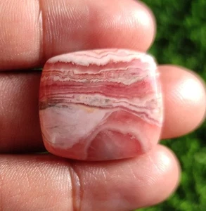 51.00 Cts Natural Rhodochrosite Gemstone Cushion Spiritual Cabochon 26X24X6.5 MM - Picture 1 of 6