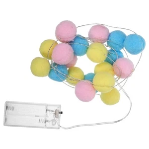 Cotton Ball Lichterketten Kugelleuchten Für Schlafzimmer Leichter - Bild 1 von 12